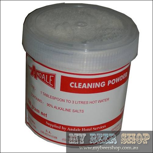 ANDALE CLEANING POWDER FOR STAINLESS STEEL KEGS ETC - Click Image to Close